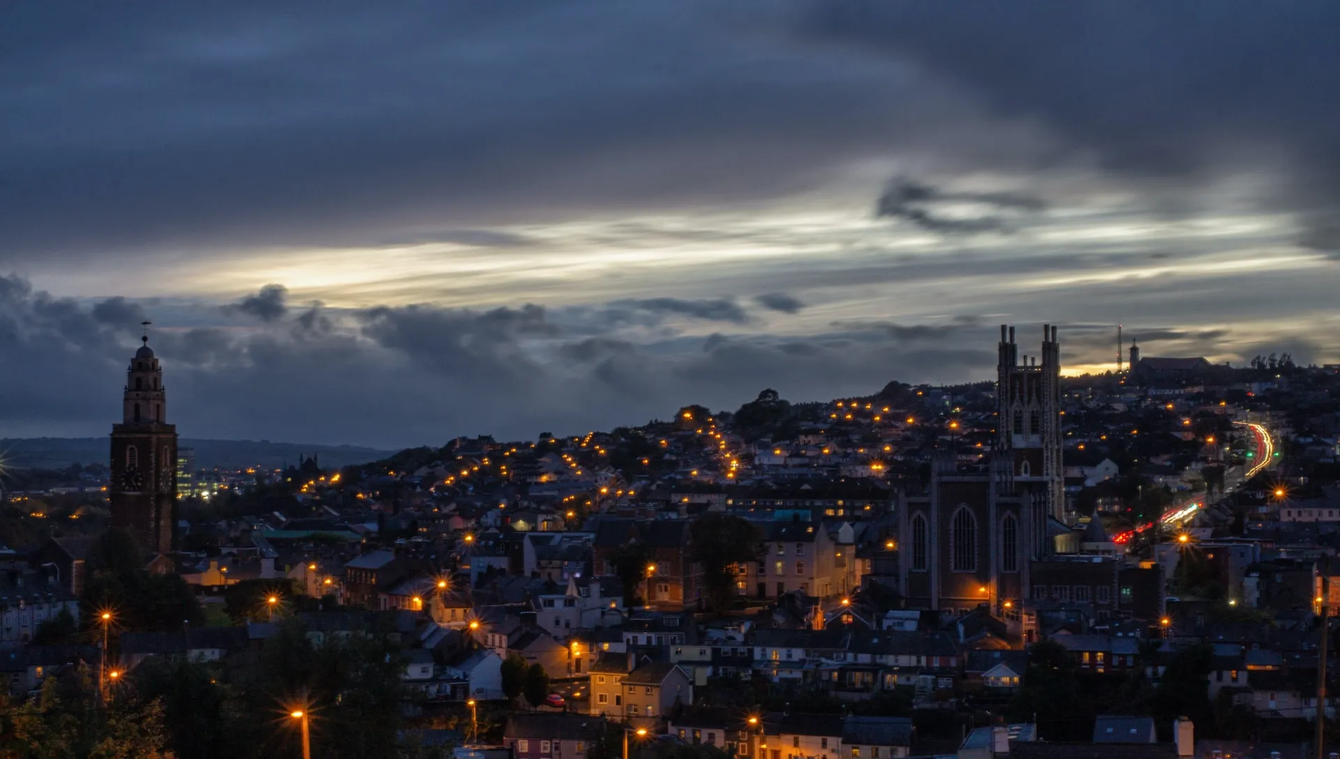 アイルランド　コーク夜景